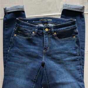 Michael Kors Dark Blue Ankle Jeans